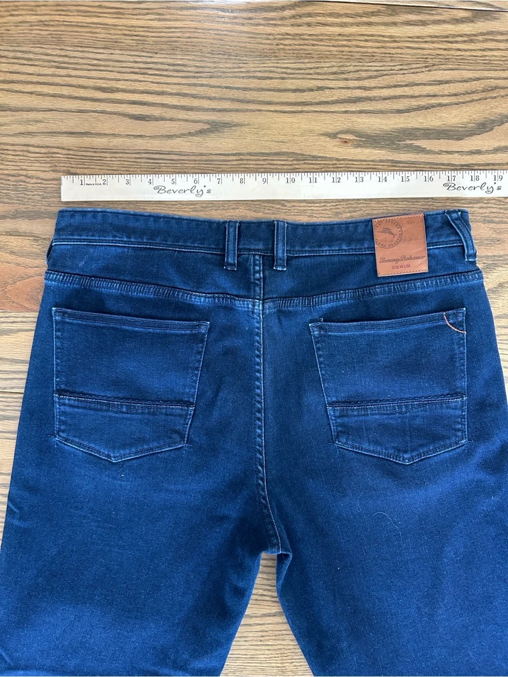 Men's Tommy Bahama Dark Blue Jeans, 36x32, EUC